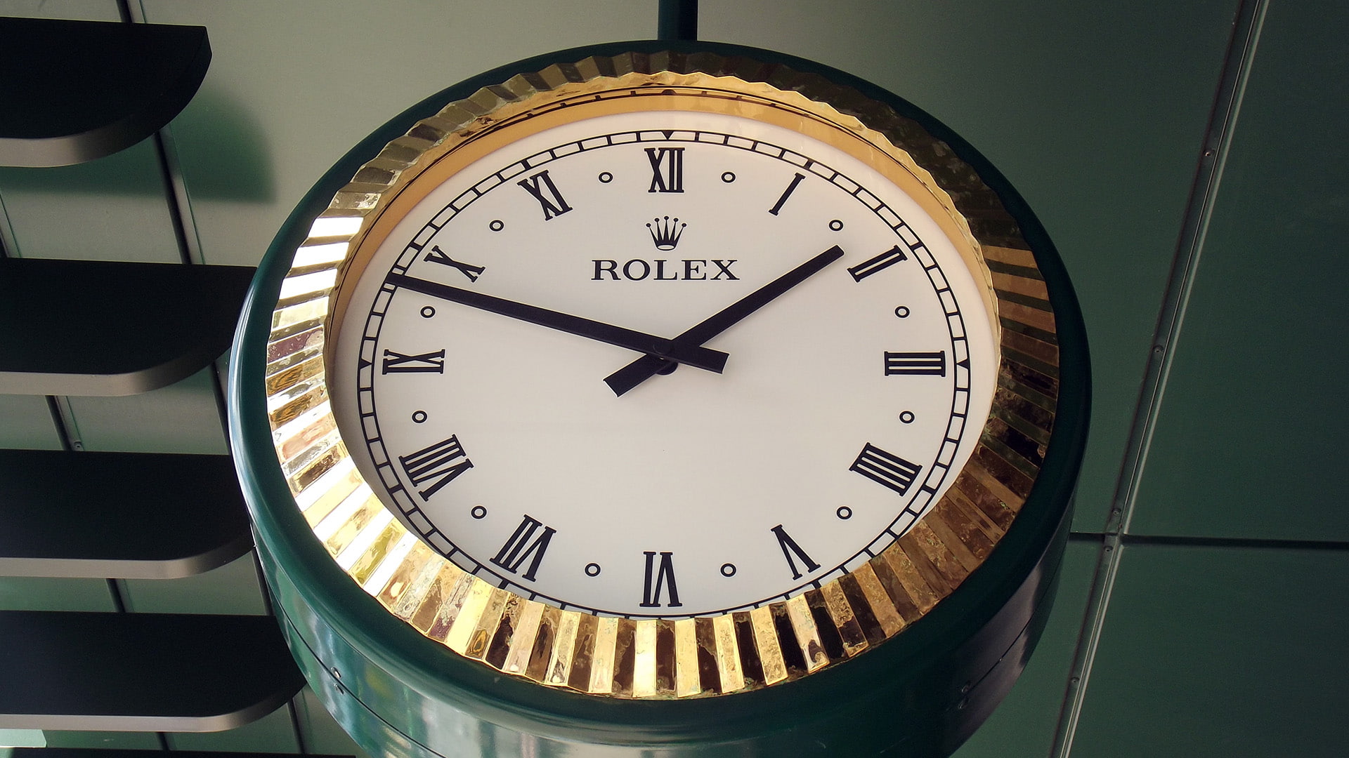 Rolex clock at Wimbledon