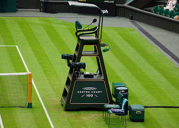 Umpire's chair on Centre Court