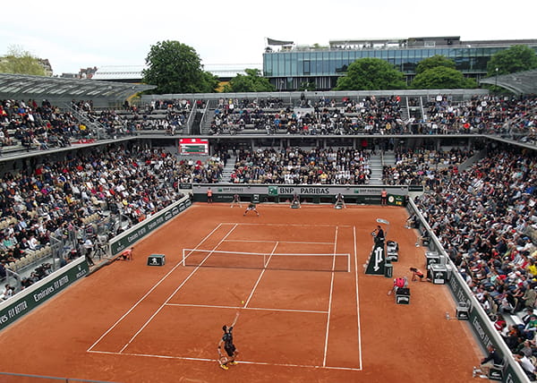 Court Simonne Mathieu at Roland Garros