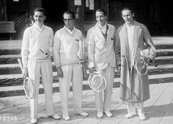 The Four Musketeers (Jean Borotra, Henri Cochet, Jacques Brugnon and René Lacoste)