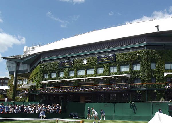 Exterior of Centre Court at Wimbledon