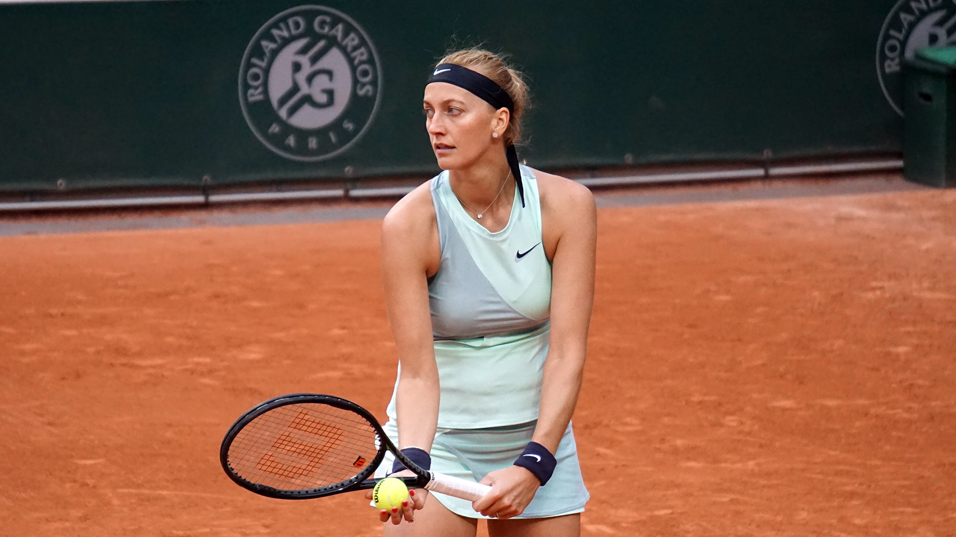 Petra Kvitova at Roland Garros
