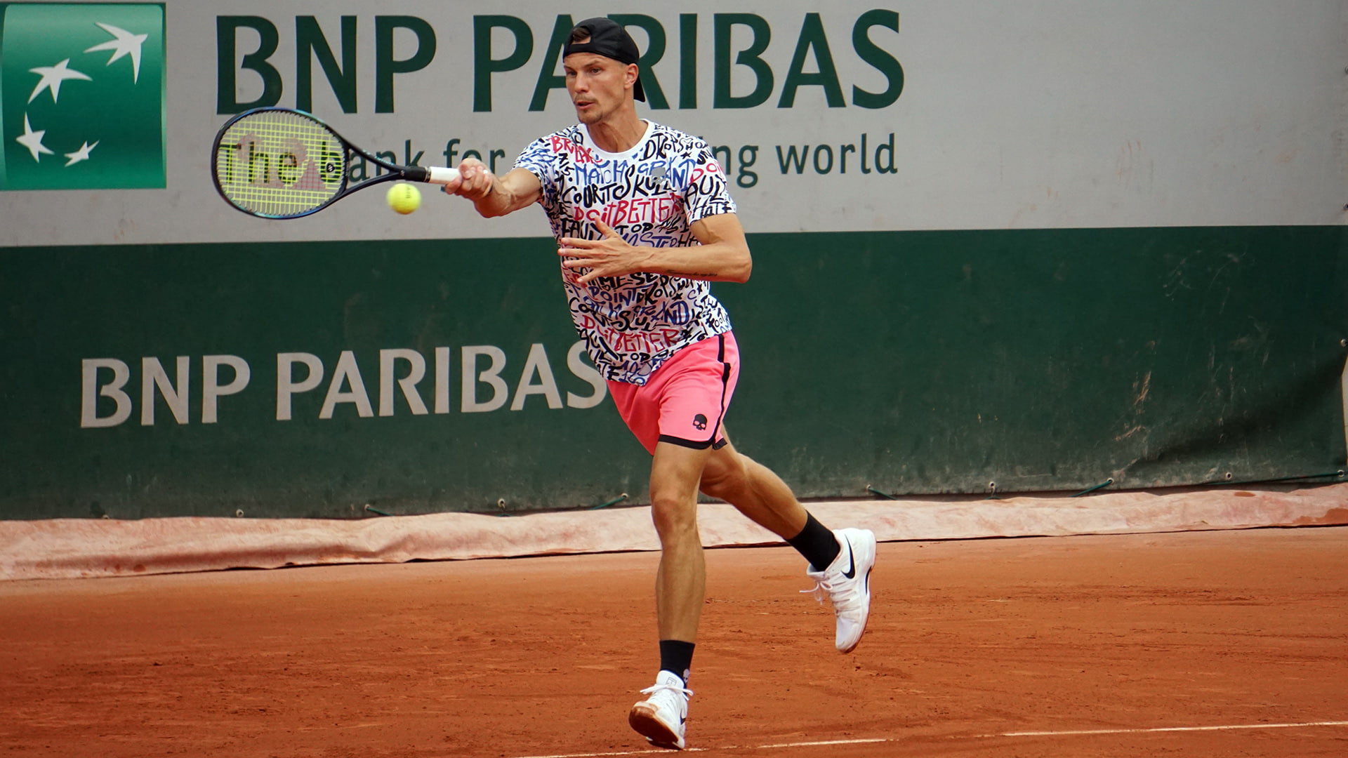 Marton Fucsovics at Roland Garros