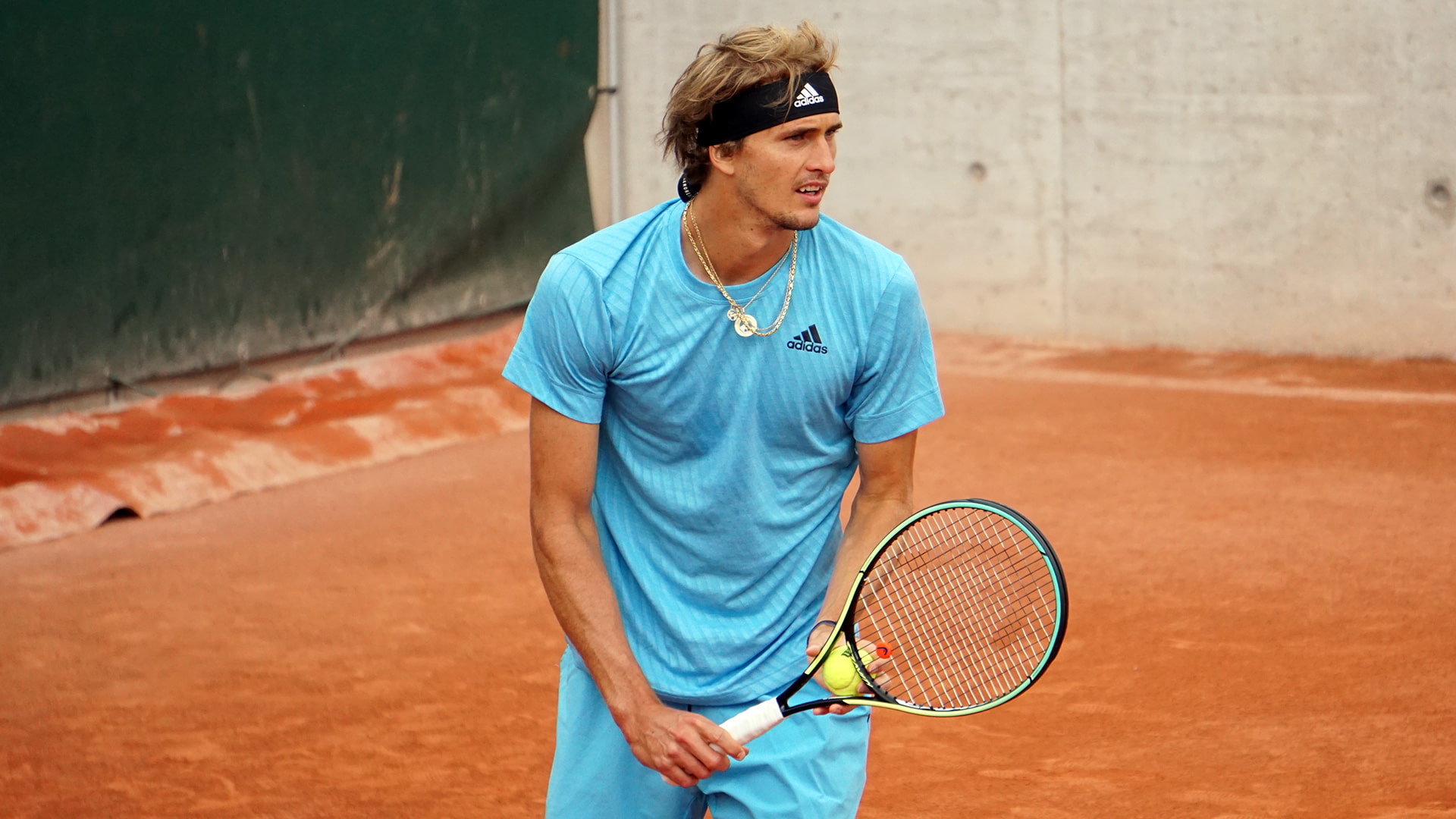 Alexander Zverev at Roland Garros