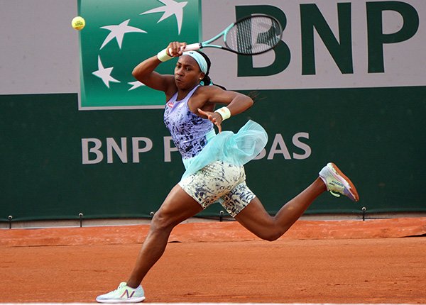 Coco Gauff at Roland Garros 2022