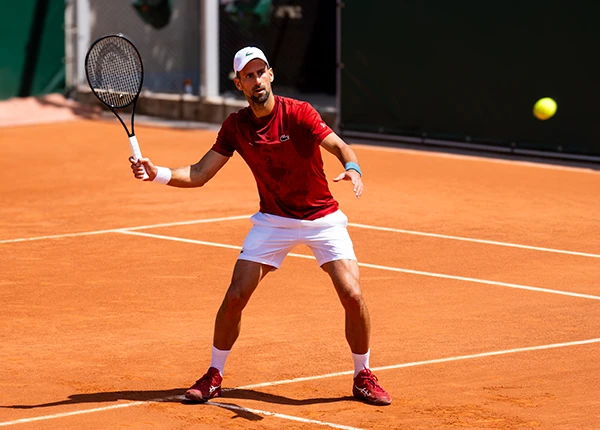 Novak Djokovic at Roland Garros 2024