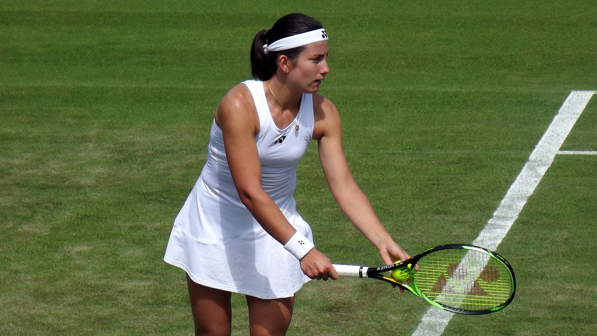 Anastasija Sevastova at Wimbledon