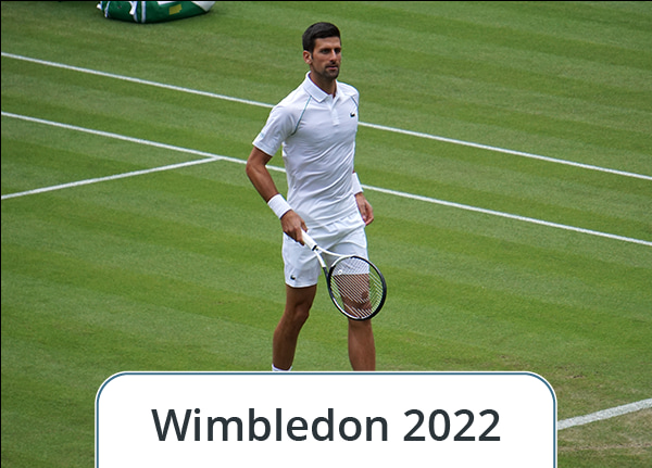 Novak Djokovic on Wimbledon's Centre Court