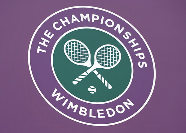 The famous Wimbledon crest