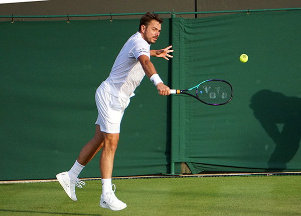 Stan Wawrinka at Wimbledon