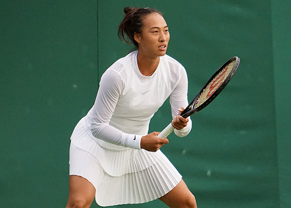 Qinwen Zheng at Wimbledon