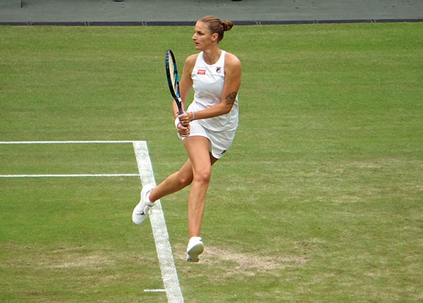 Karolina Pliskova at Wimbledon