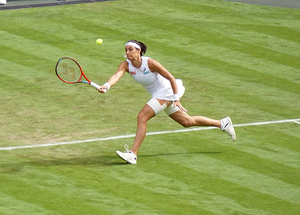 Caroline Garcia at Wimbledon