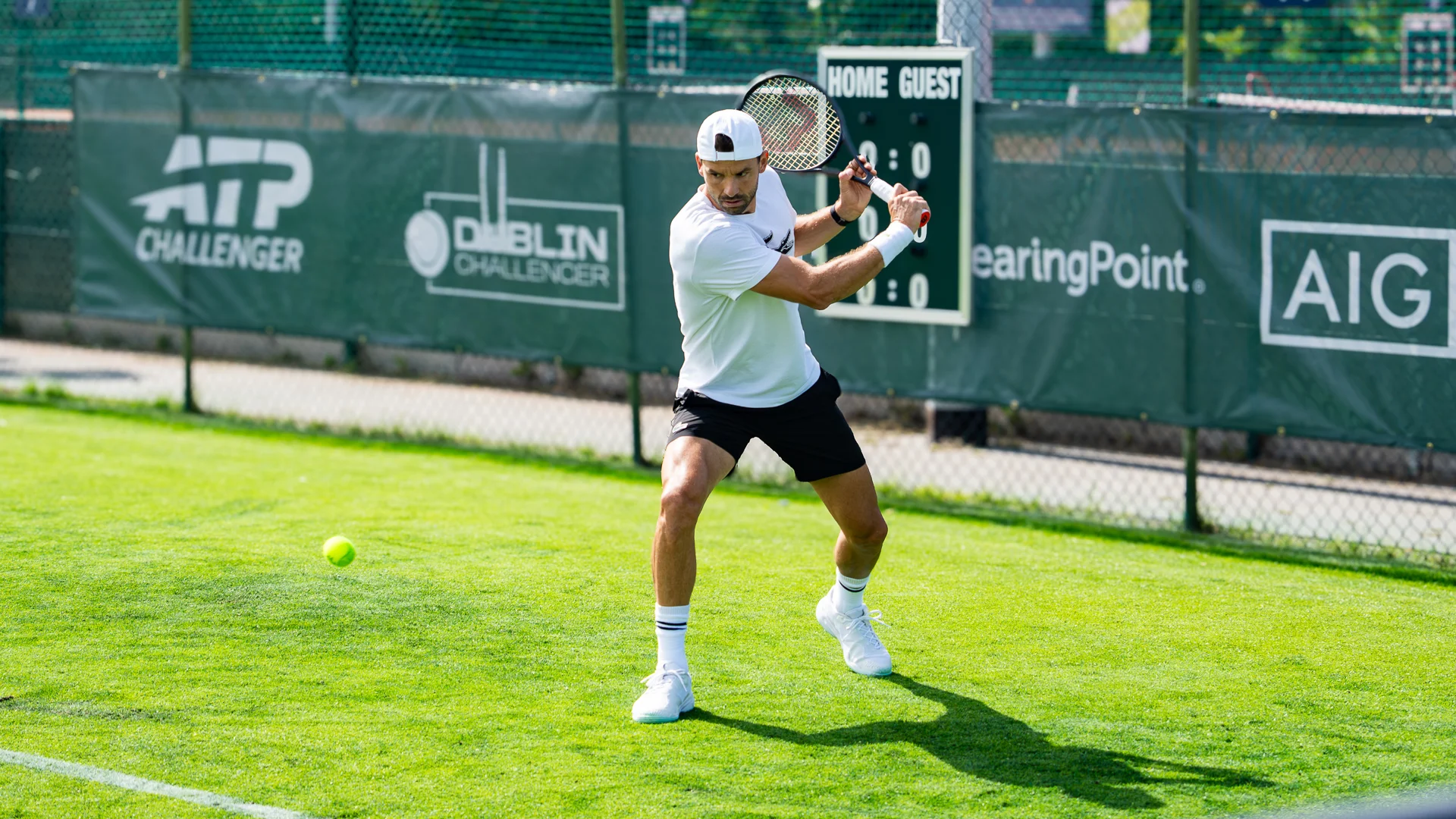 Dimitrov was in Dublin for the first time to prepare for Wimbledon