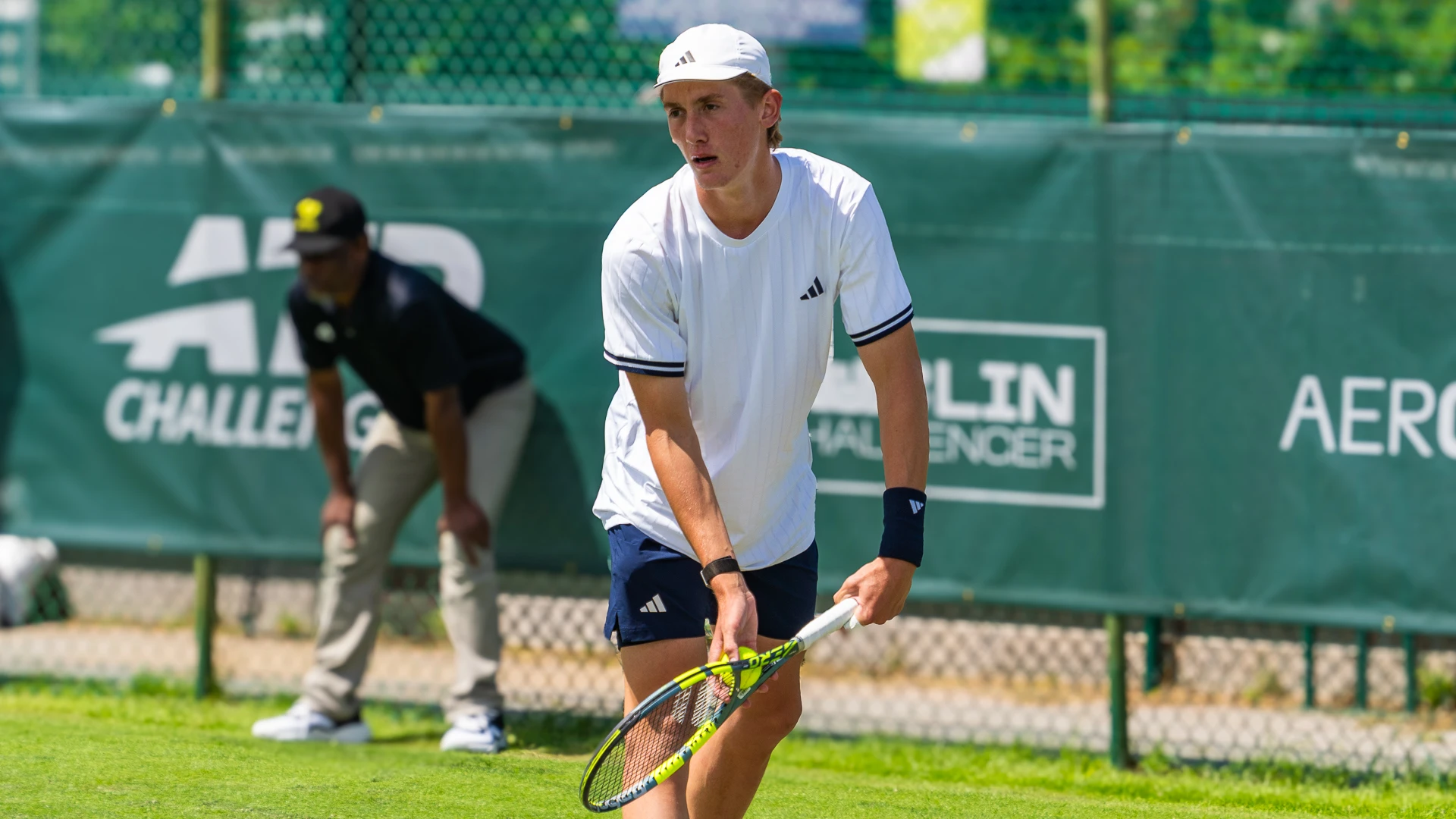 Henry Searle's serve was a formidable weapon all week