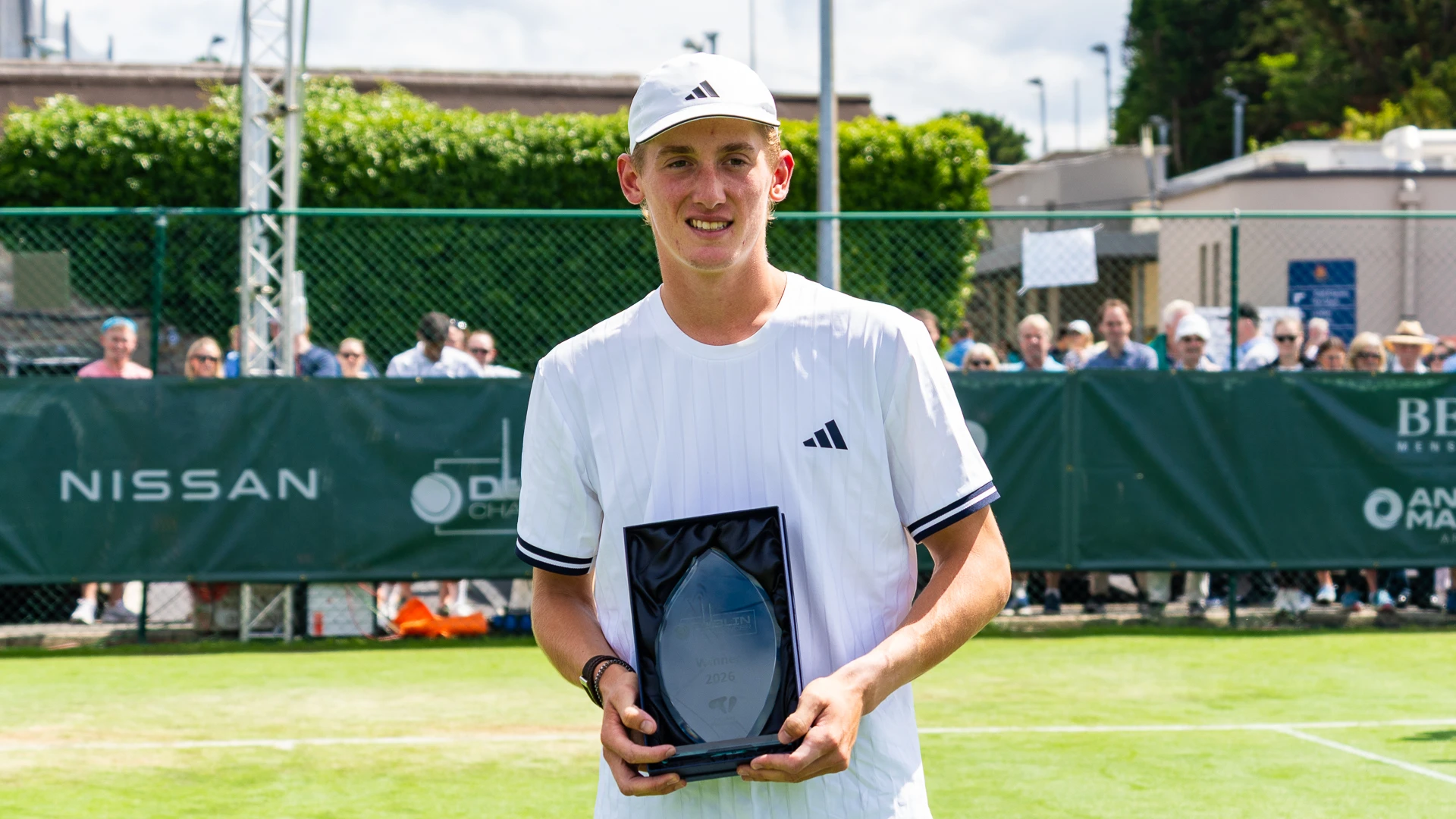 Henry Searle with trophy
