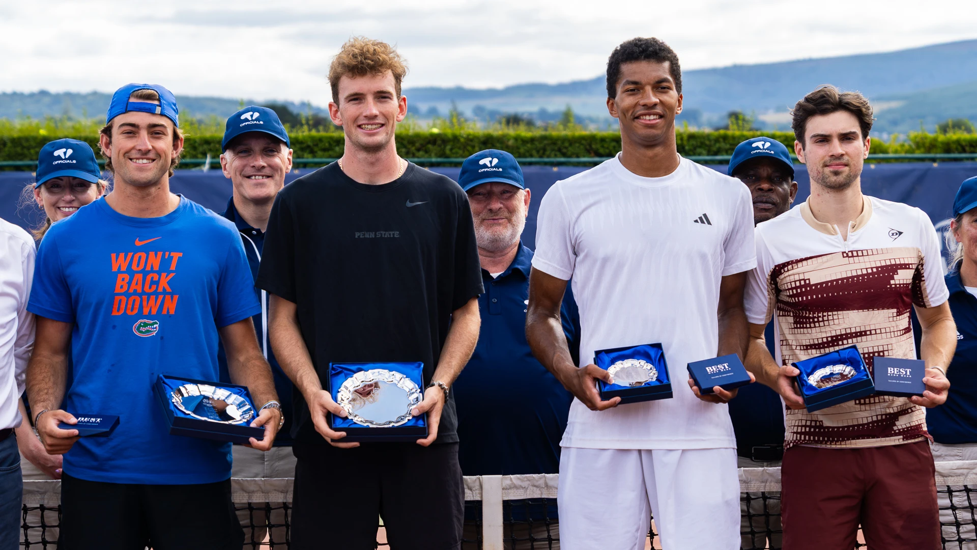 The 2026 DLR Irish Open doubles finalists