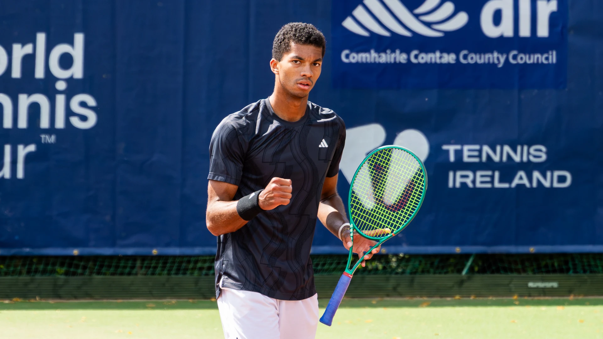 Irish no.1 Michael Agwi was another returning former finalist
