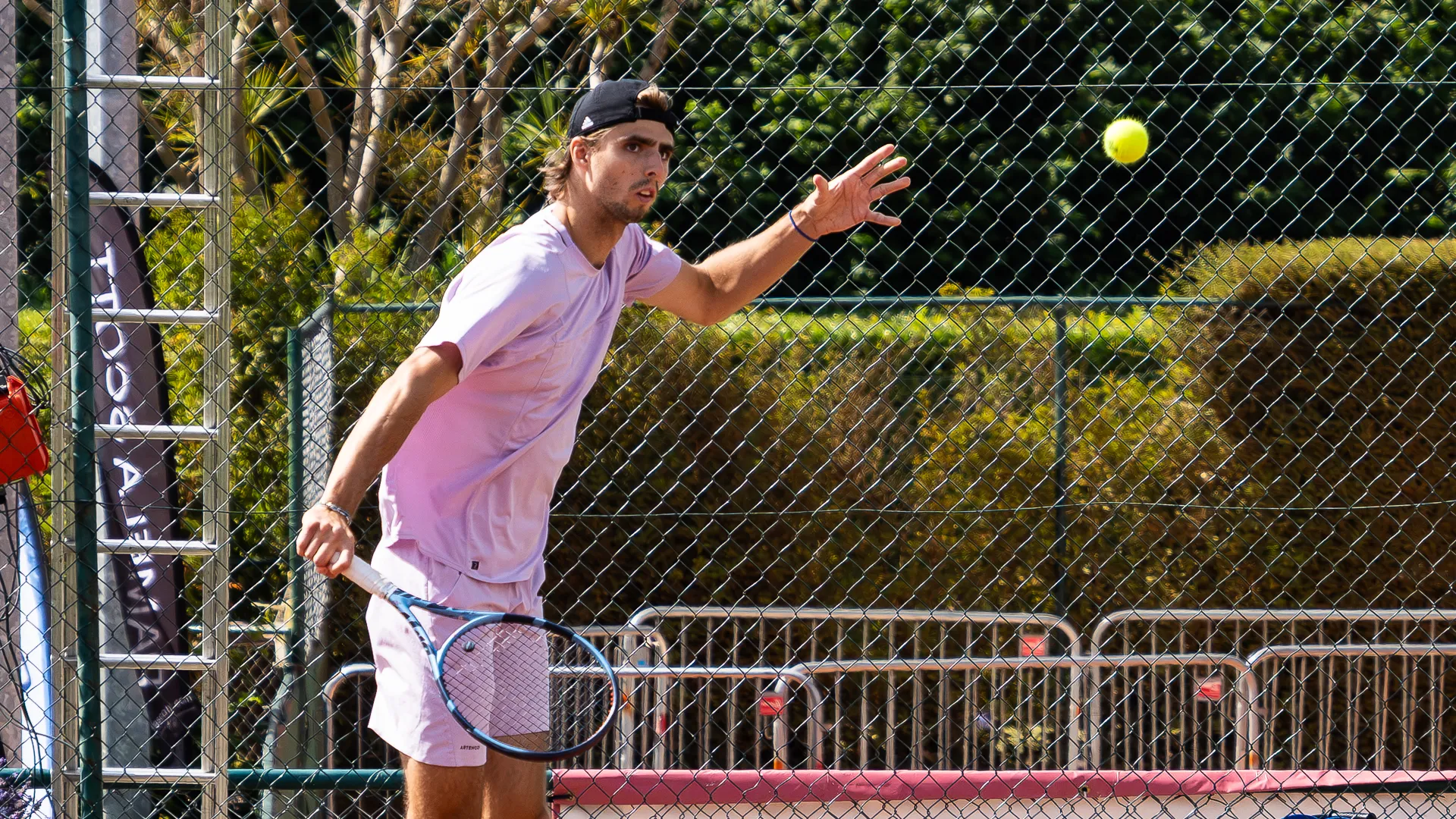 France's Robin Catry was the men's top seed