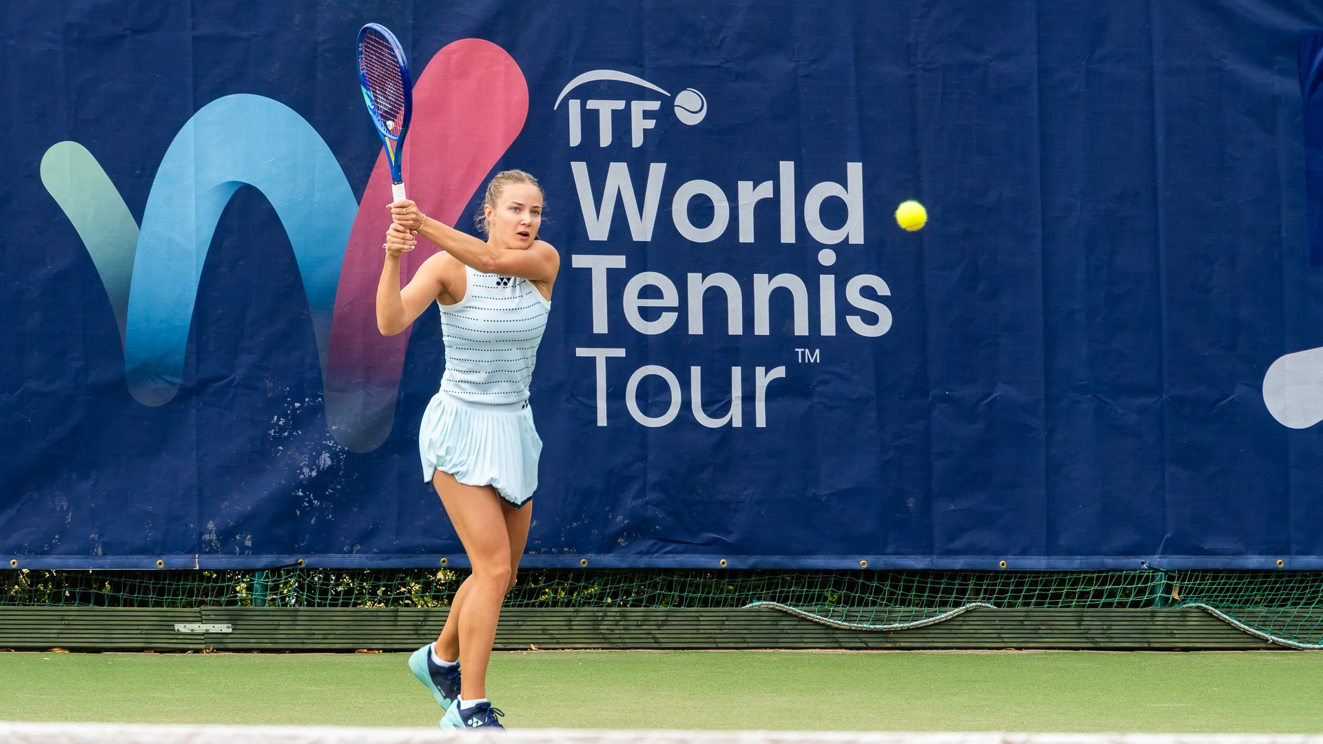 Valdmannova put on a complete performance, particularly with her supreme backhand