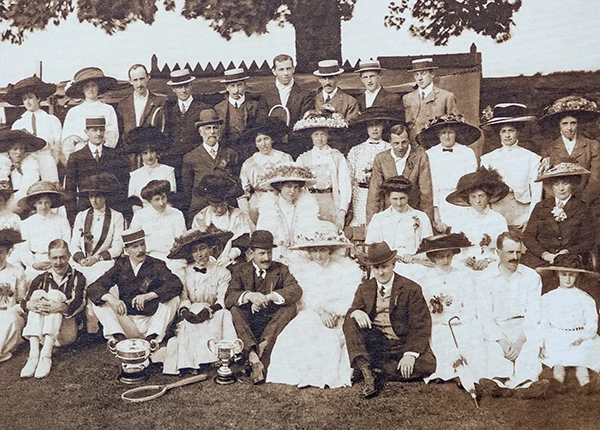 An early picture of the members of Carrickmines CLTC