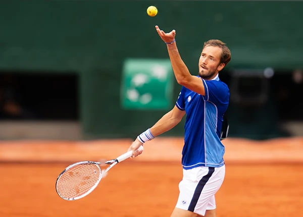 Daniil Medvedev at Roland Garros