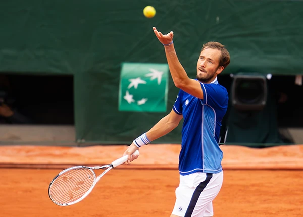 Daniil Medvedev at Roland Garros 2022