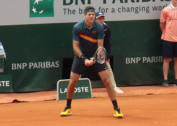 Juan Martin del Potro at Roland Garros 2019
