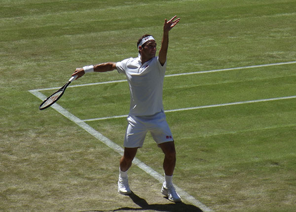 roger Federer at Wimbledon