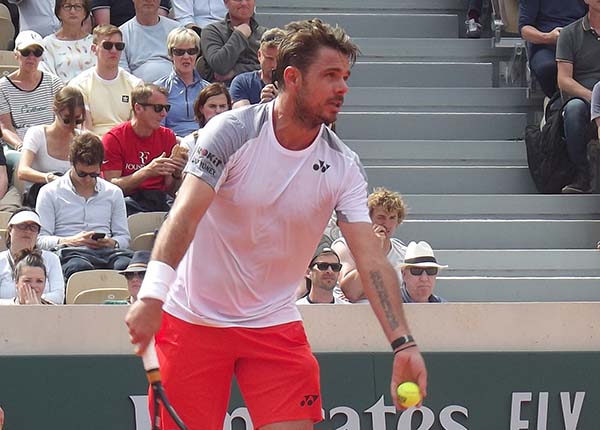 Stan Wawrinka at Roland Garros 2019