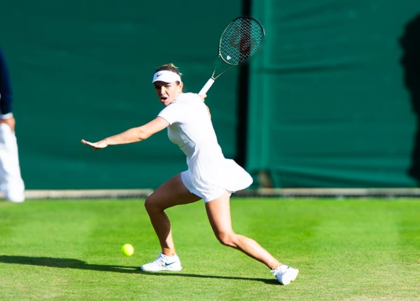 Simona Halep at Wimbledon