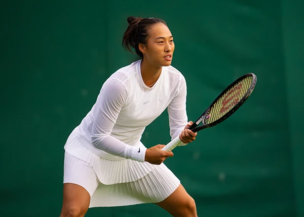 Qinwen Zheng at Wimbledon 2022